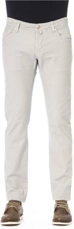 Jacob Cohën Slim Fit Grijze Jeans met Elegante Details Gray Heren