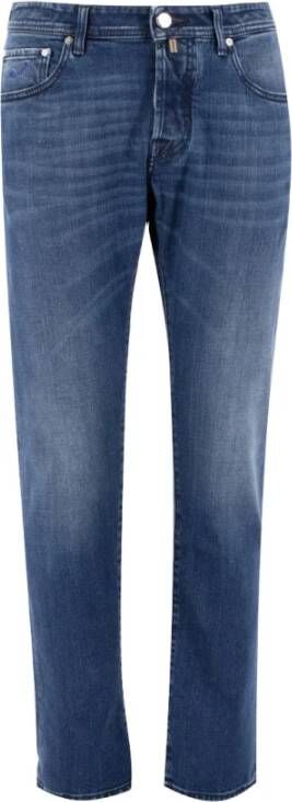 Jacob Cohën Super Stretch Slim-fit Jeans Blauw Heren
