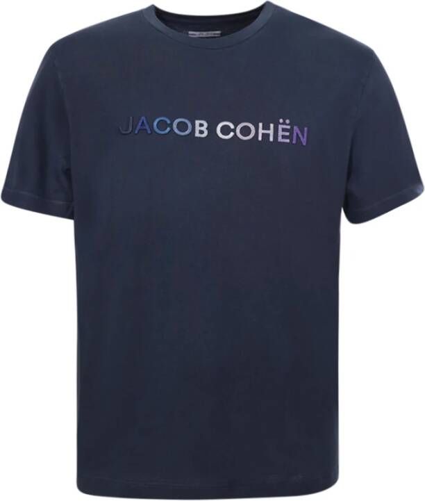 Jacob Cohën T-shirt Blauw Heren