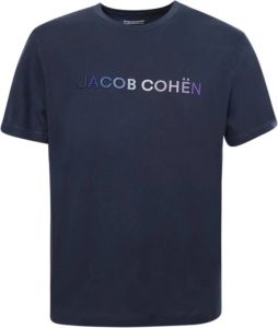 Jacob Cohën T-Shirts Blauw Heren