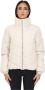 Jacqueline de Yong Beige Hoge Kraag Jas met Verlaagde Schouders Beige Dames - Thumbnail 1