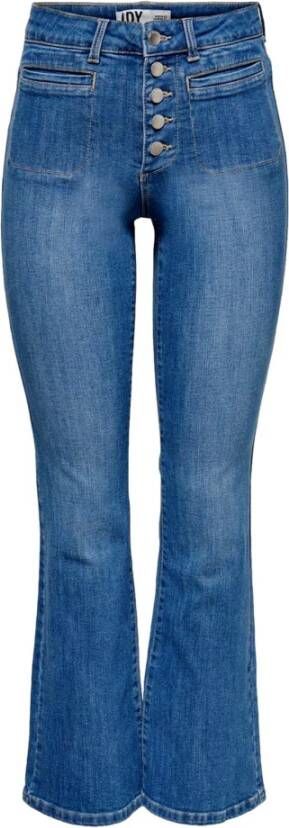 Jacqueline de Yong Boot-gesneden jeans Blauw Dames