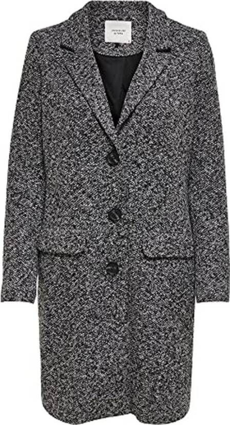 Jacqueline de Yong Grijze Marl Knoopjas met Zakken Gray Dames - Foto 2