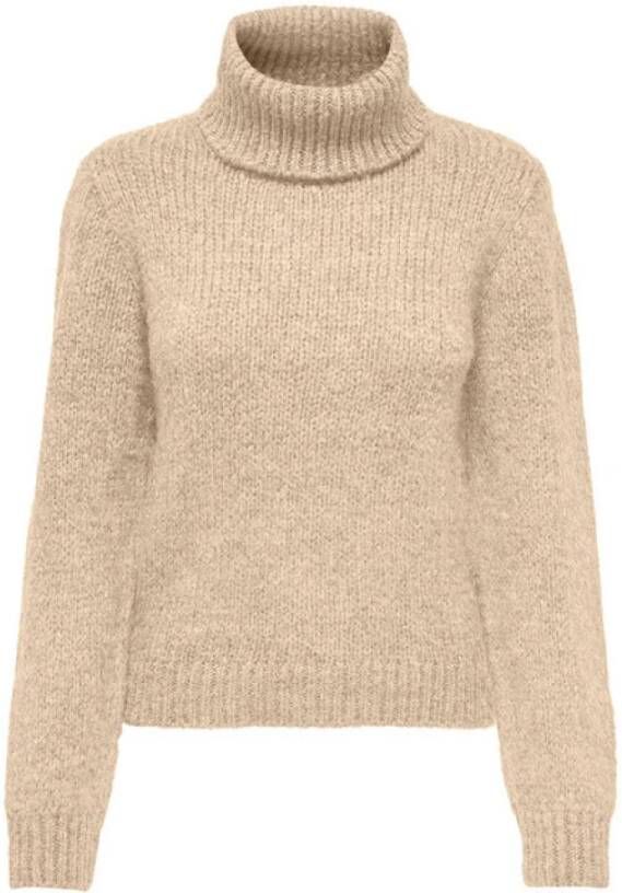 Jacqueline de Yong Dames Beige Coltrui Gebreide Kleding Beige Dames