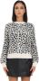 Jacqueline de Yong Dames trui met dierenprint en oversized schouders Grijs Dames - Thumbnail 1