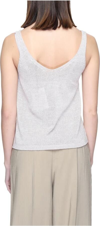 Jacqueline de Yong Beige Tanktop met Bandjes Beige Dames - Foto 2