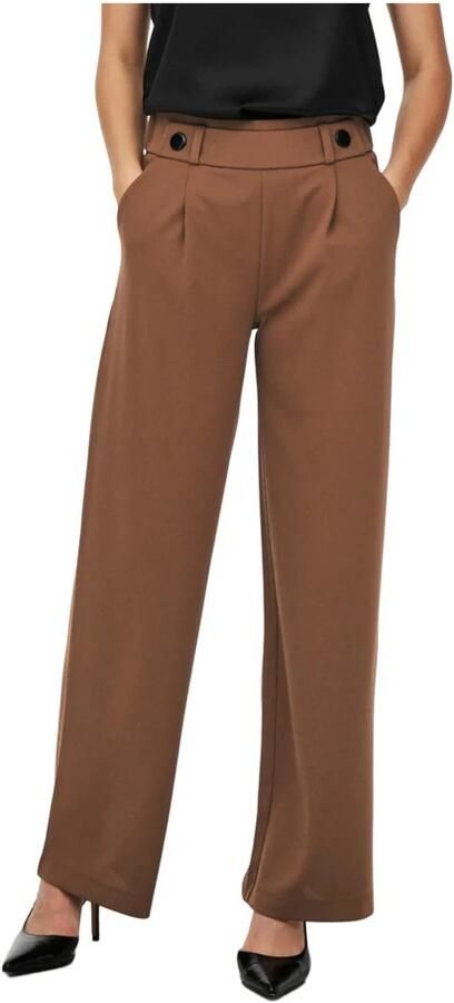 Jacqueline de Yong Bruine Wijde Culottes Zacht Ademend Brown Dames - Foto 2