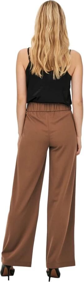 Jacqueline de Yong Bruine Wijde Culottes Zacht Ademend Brown Dames - Foto 4