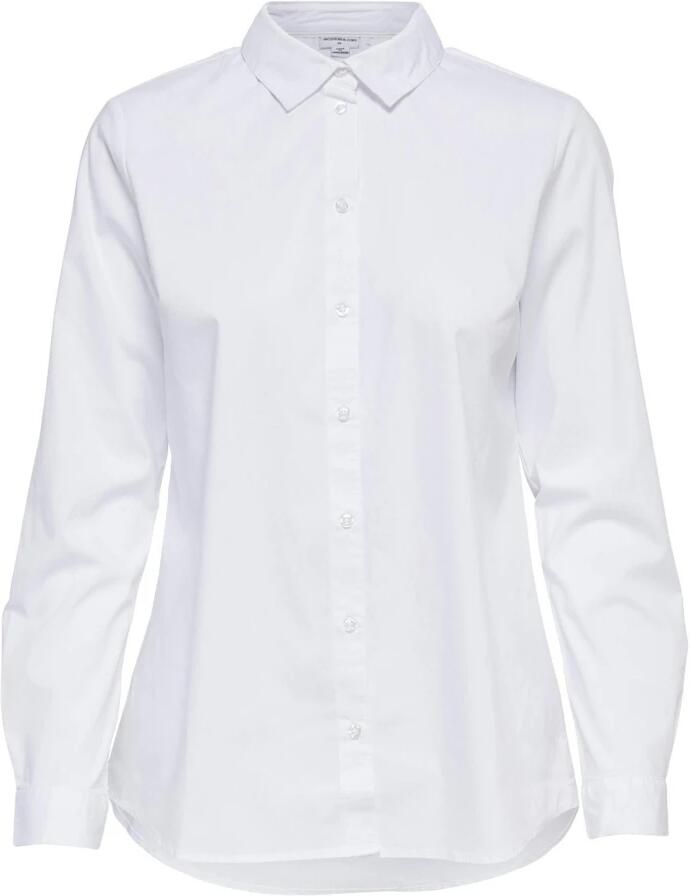 Jacqueline de Yong Klassieke Witte Blouse met Lange Mouwen White Dames - Foto 4