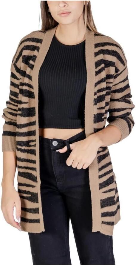 Jacqueline De Yong Vest Jdylorraine Animal L S Long Knt 15328366