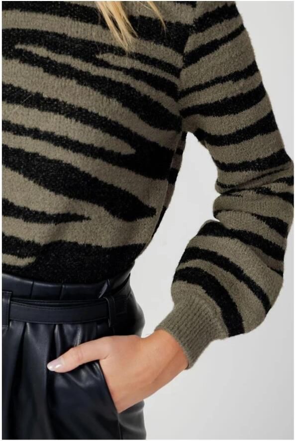 Jacqueline De Yong Trui JDYLORRAINE ANIMAL L S PULLOVER KNT 15292890 - Foto 3