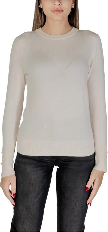 Jacqueline de Yong Crème Viscose Gebreide Kleding & T-Shirt Gray Dames - Foto 5