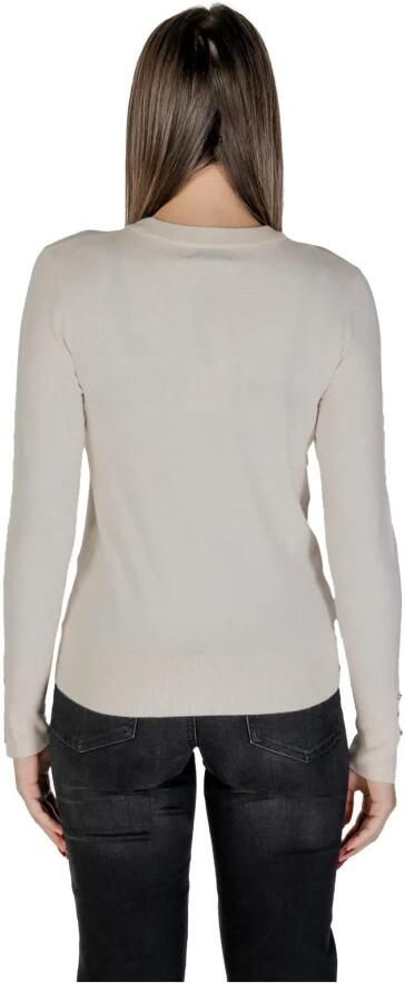 Jacqueline de Yong Crème Viscose Gebreide Kleding & T-Shirt Gray Dames - Foto 7