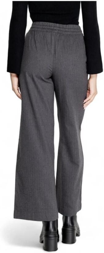 Jacqueline de Yong Wijde Pijp Geweven Broek Herfst Winter Collectie Gray Dames - Foto 5