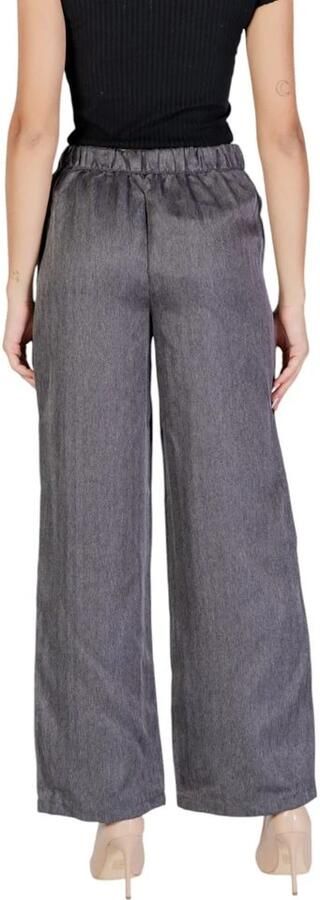 Jacqueline de Yong Grijze Polyester Damesbroek Herfst Winter Gray Dames - Foto 1