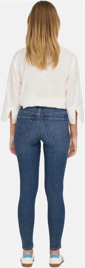 Jacqueline de Yong Hoge Taille Skinny Fit Jeans Blue Dames - Foto 6