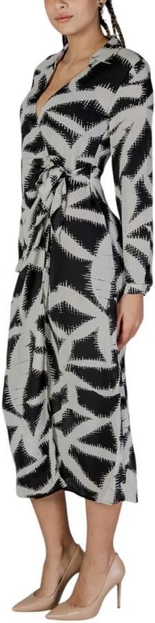 Jacqueline de Yong Lange Jurk Herfst Winter Collectie Black Dames - Foto 4