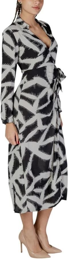 Jacqueline de Yong Lange Jurk Herfst Winter Collectie Black Dames - Foto 3