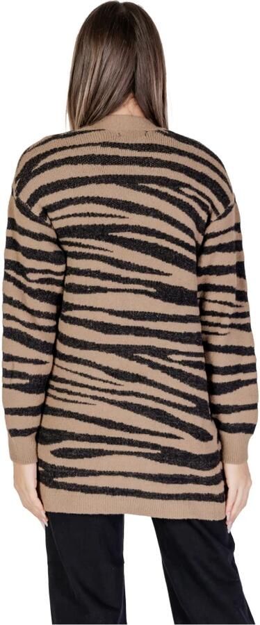 Jacqueline De Yong Vest Jdylorraine Animal L S Long Knt 15328366 - Foto 4