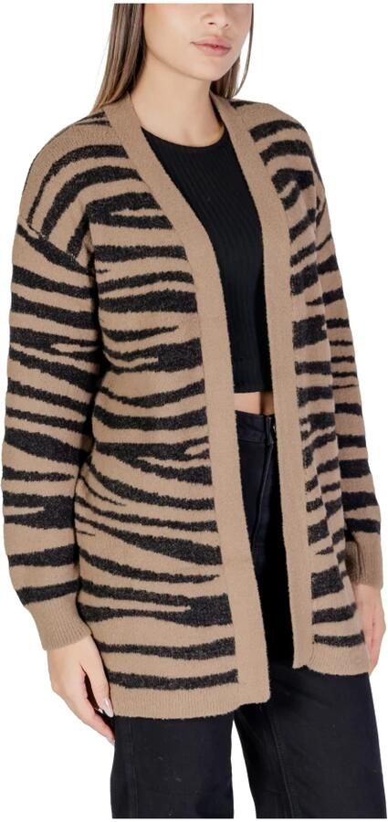 Jacqueline De Yong Vest Jdylorraine Animal L S Long Knt 15328366 - Foto 3