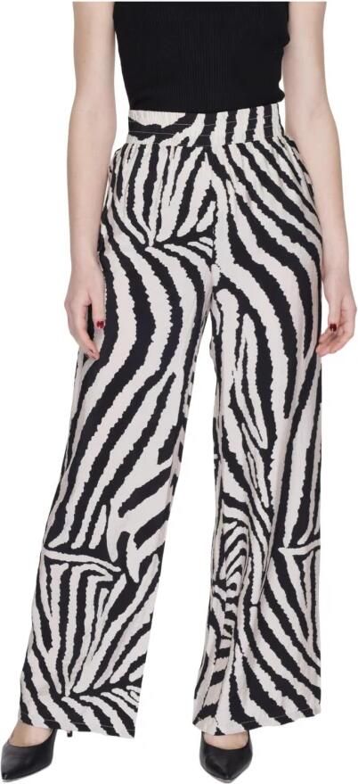 Jacqueline de Yong Luipaardprint Wijde Broek Multicolor Dames - Foto 3