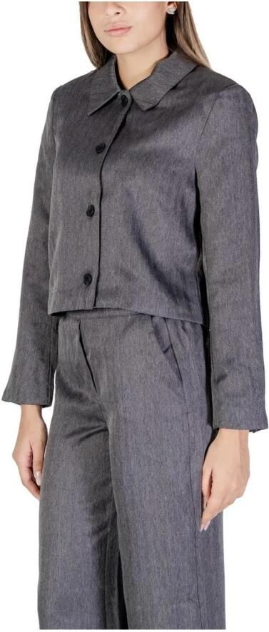Jacqueline de Yong Polyester Blazer Collectie voor Vrouwen Gray Dames - Foto 3