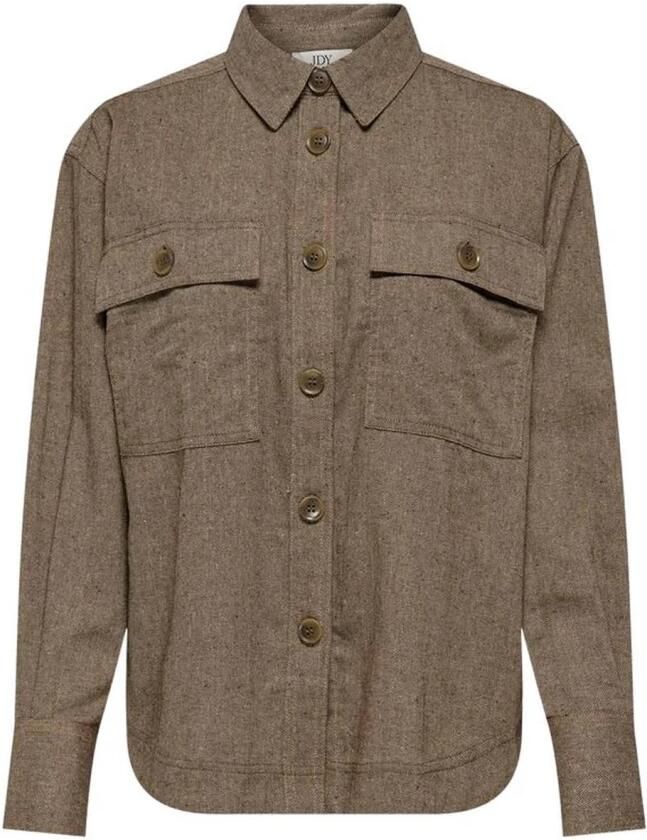 Jacqueline de Yong Relaxed Fit Geweven Shirt Damescollectie Beige Dames - Foto 4