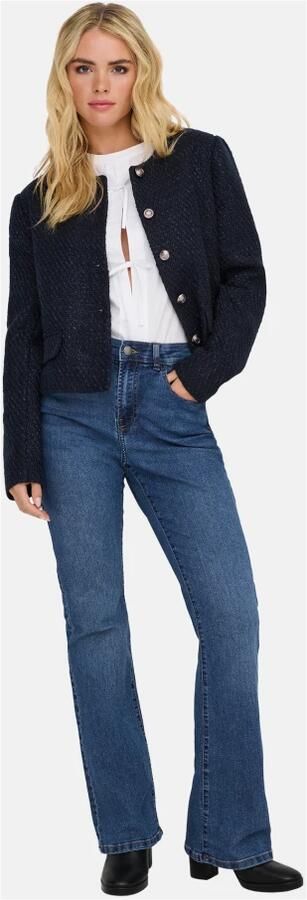 JDY high waist bootcut jeans MOON dark blue denim - Foto 5