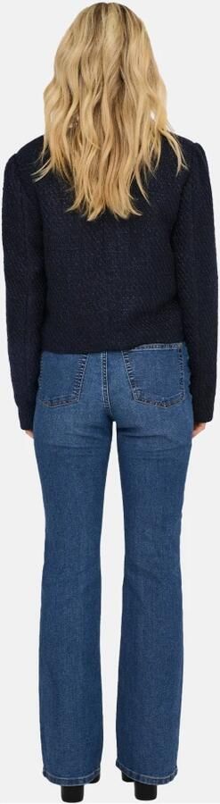 JDY high waist bootcut jeans MOON dark blue denim - Foto 6