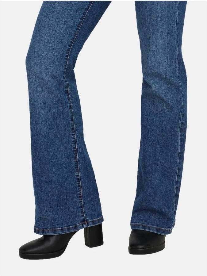JDY high waist bootcut jeans MOON dark blue denim - Foto 2