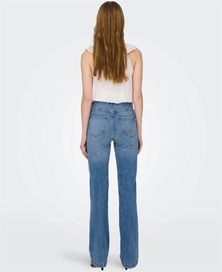 Jacqueline de Yong Flared Vaquero Jeans voor Dames Blue Dames - Foto 2