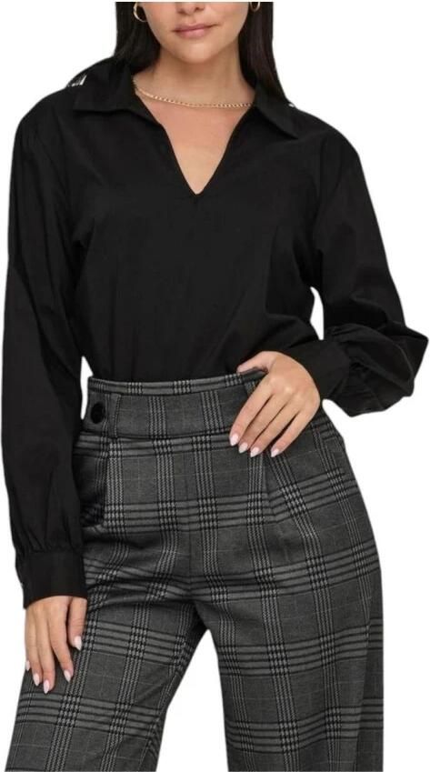 Jacqueline De Yong Overhemd JDYMIO L S V-NECK TOP WVN DIA 15335502 - Foto 3