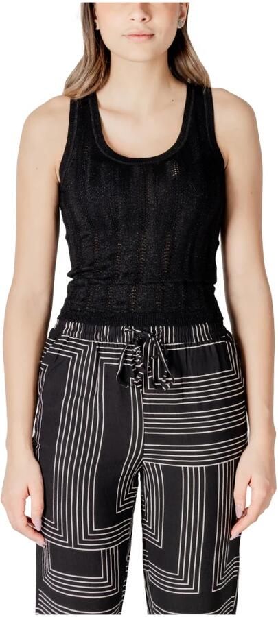 Jacqueline de Yong Zwarte Square Neck Tank Top Black Dames - Foto 3