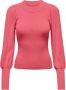 Jacqueline de Yong Jdynanna l s o- nek pullover knt 15282321 Pink Dames - Thumbnail 2