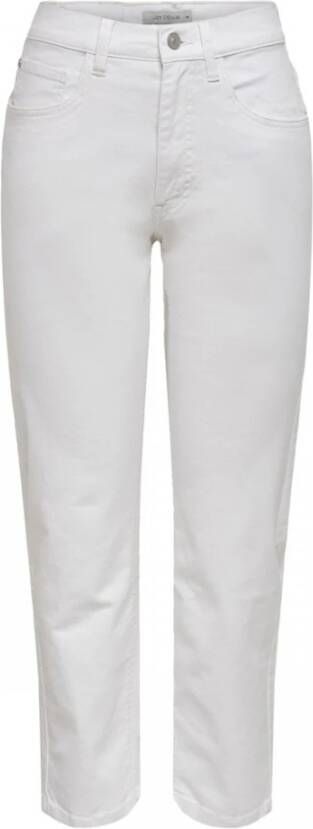 Jacqueline de Yong Rechte broek White Dames