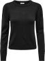 Jacqueline de Yong Round-neck Knitwear Zwart Dames - Thumbnail 1
