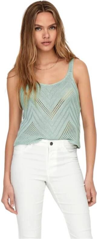 Jacqueline de Yong Sleeveless Tops Green Dames - Foto 2