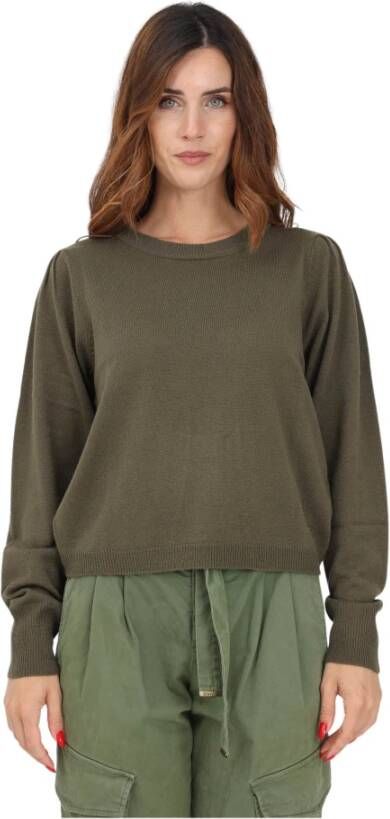 Jacqueline de Yong Sweatshirts Groen Dames