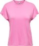 Jacqueline de Yong T-Shirts Roze Dames - Thumbnail 2