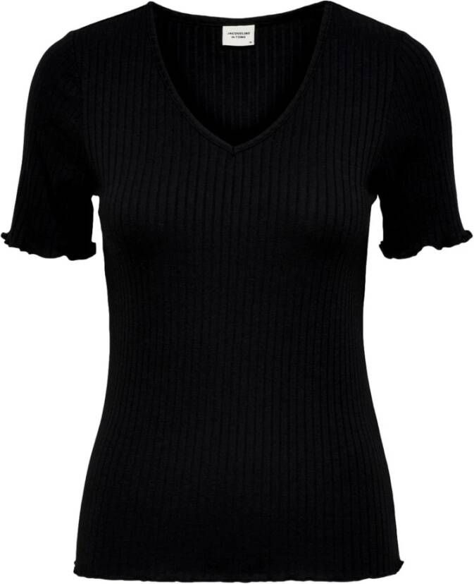 Jacqueline de Yong T-Shirts Zwart Dames