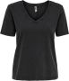Jacqueline de Yong T-Shirts Zwart Dames - Thumbnail 2