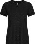 Jacqueline de Yong Zwart T-shirt met korte mouwen Black Dames - Thumbnail 2