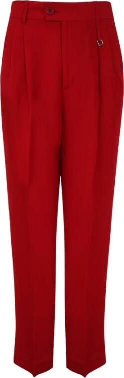 Jacquemus 480 Donkerrode Madeiro Broeken Rood Heren