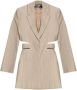 Jacquemus Charmante Giacche Gilet Jurk Beige Dames - Thumbnail 1