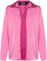 Jacquemus Roze La chemise Notte logo-plaque shirt Pink Dames - Thumbnail 1