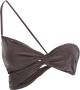 Jacquemus Bruine Asymmetrische Dames Top Ss23 Bruin Dames - Thumbnail 1
