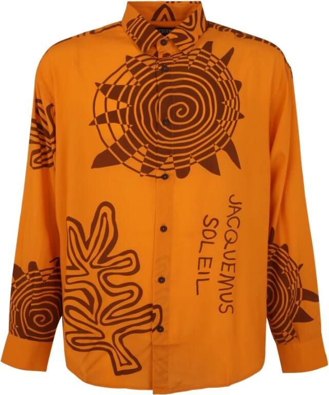 Jacquemus Casual overhemd Oranje Heren