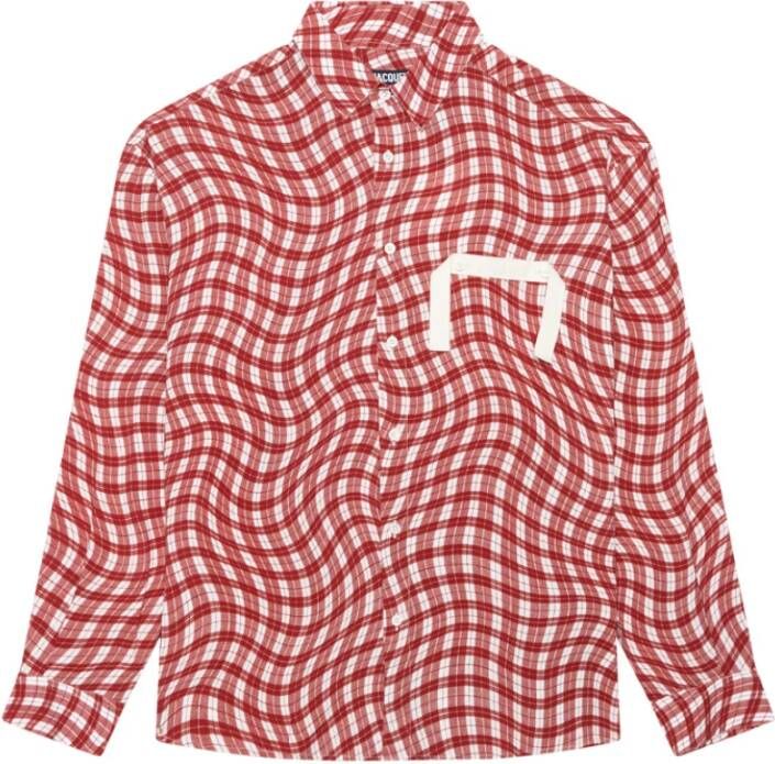 Jacquemus Casual Shirts Rood Heren