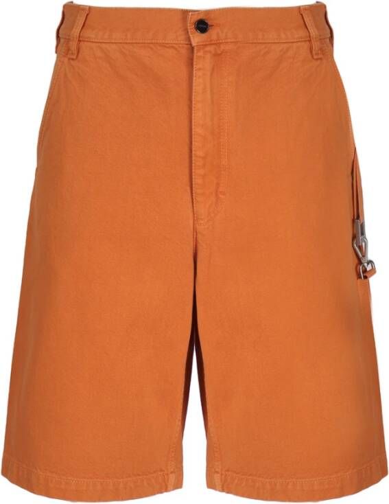 Jacquemus Casual Shorts Oranje Heren