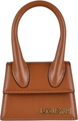 Jacquemus Chiquito Mini Handtas Bruin Dames